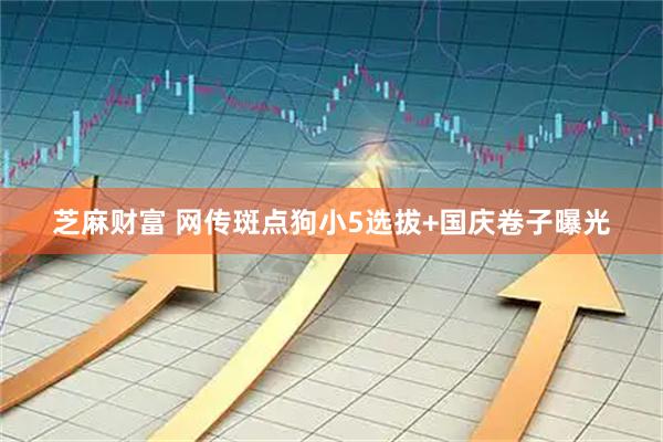 芝麻财富 网传斑点狗小5选拔+国庆卷子曝光